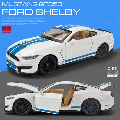 1:32 High Simulation Supercar Ford Mustang Shelby GT350 Car Model