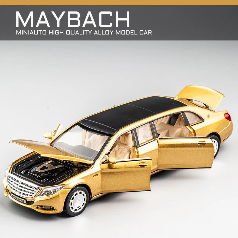 1:32 Toy Car Maybach S650 Extended edition Metal Toy