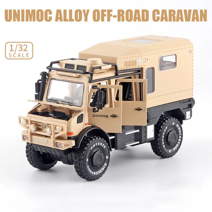 1:28 Unimog U5000 RV ORV Off-Road Vehicle Motorhom