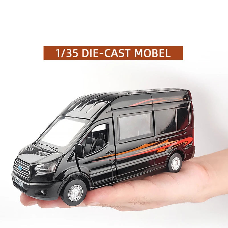 1:35 Zinc Alloy Bus FORD Transit Van