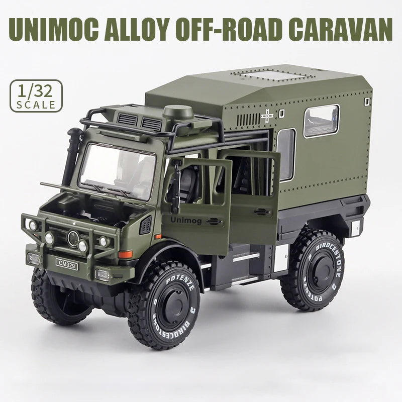 1:28 Unimog U5000 RV ORV Off-Road Vehicle Motorhom