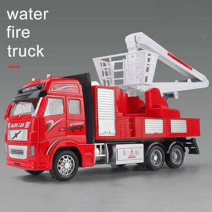 1:32 Car simulation container truck inertia transport