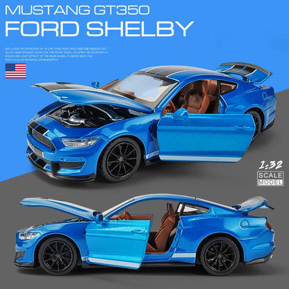 1:32 High Simulation Supercar Ford Mustang Shelby GT350 Car Model