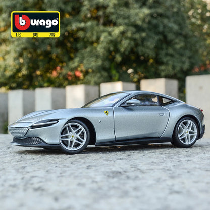 Bburago 1:24 Ferrari Roma Grey Sports