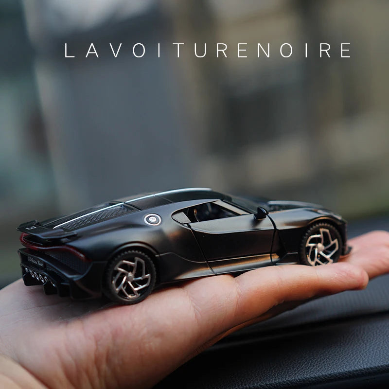 1:32 Bugatti La Voiture Noire Black Dragon Supercar Toy