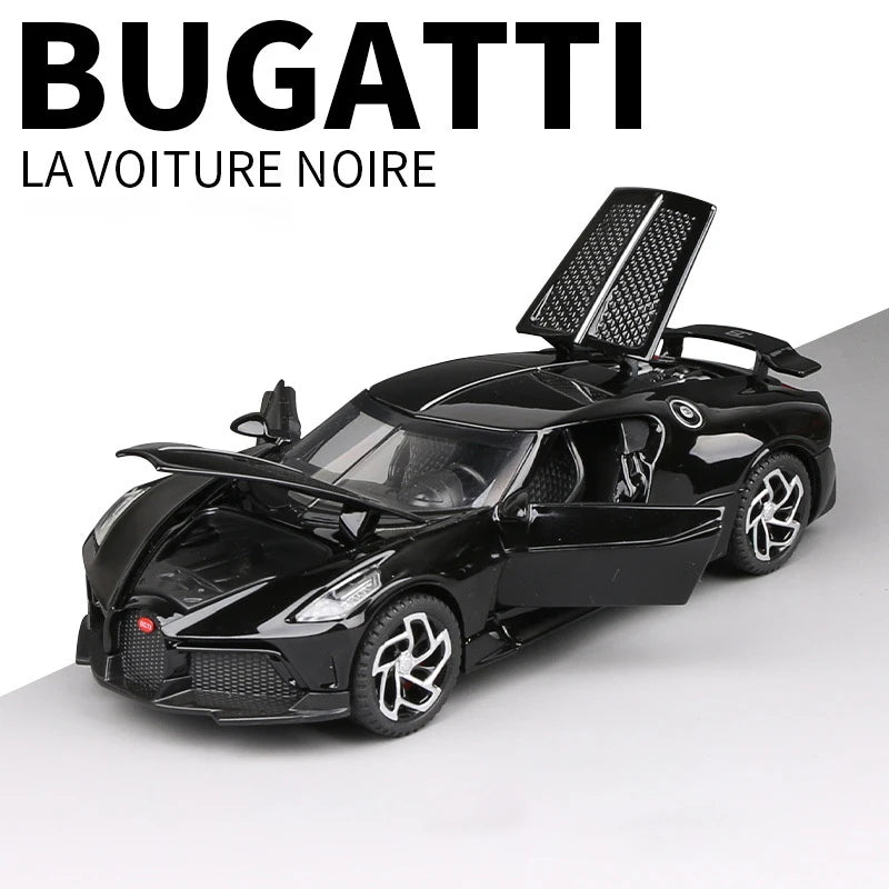 1:32 Bugatti La Voiture Noire Black Dragon Supercar Toy