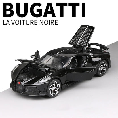 1:32 Bugatti La Voiture Noire Black Dragon Supercar Toy