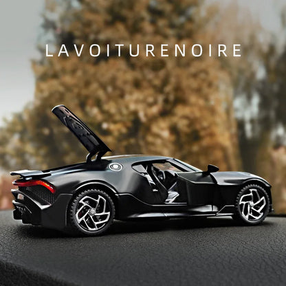 1:32 Bugatti La Voiture Noire Black Dragon Supercar Toy