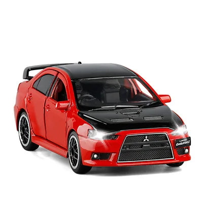 1:32 Mitsubishis JDM Lancer Evo X Open Door With Sound and Light