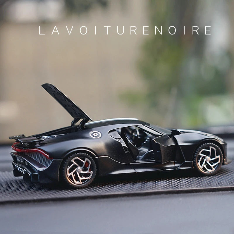 1:32 Bugatti La Voiture Noire Black Dragon Supercar Toy