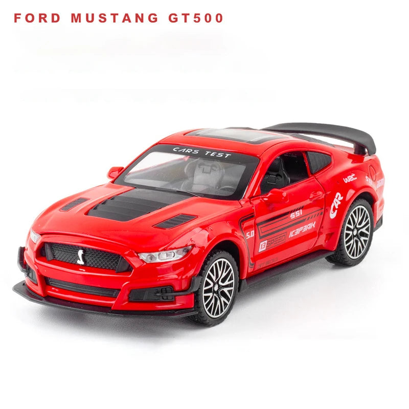 1:32 High Simulation Supercar Ford Mustang Shelby GT350 Car Model