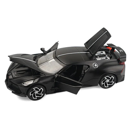 1:32 Bugatti La Voiture Noire Black Dragon Supercar Toy