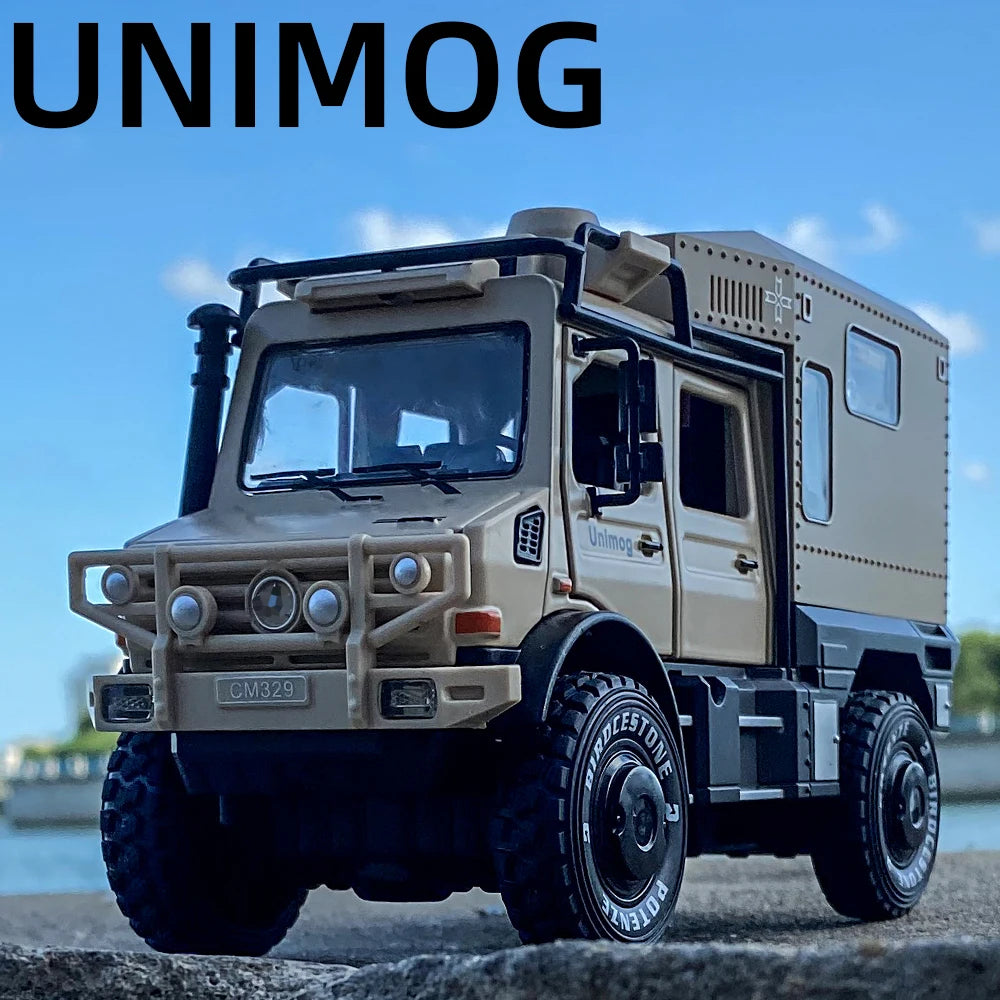 1:28 Unimog U5000 RV ORV Off-Road Vehicle Motorhom