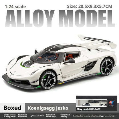 Koenigsegg 1:24 Car Model Simulation