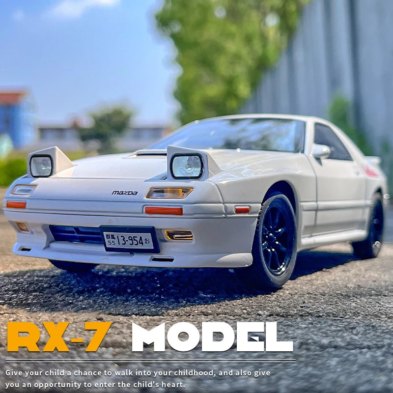 1:24 INITIAL D Mazda RX7 RX-7 FC Supercar