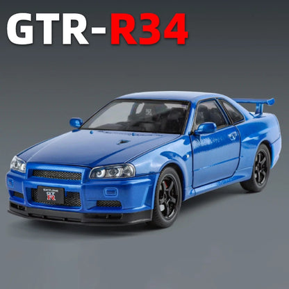 1:24 Nissan GTR R34 Skyline S15 Modified Vehicle