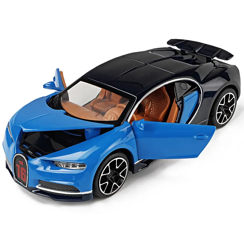 1:32 Bugatti Chiron Sports Car Metal Toy