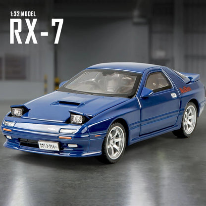 1:32 Mazda RX7 AE86 JDM Mazda MX5 Car Model