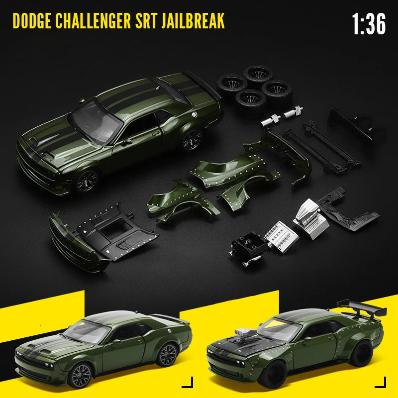 1:36 Dodge challenger SRT Jailbreak Assembled Version