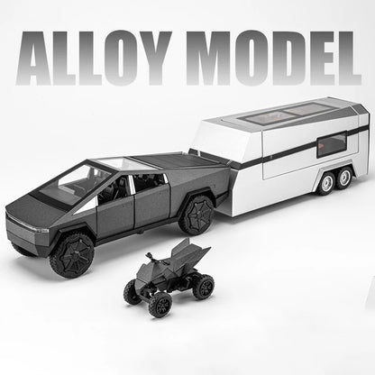 1:32 Cyber toy truck Model Y Trailer Car