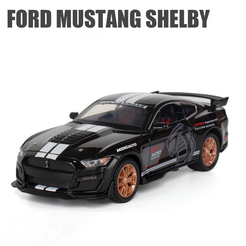 1:32 High Simulation Supercar Ford Mustang Shelby GT350 Car Model