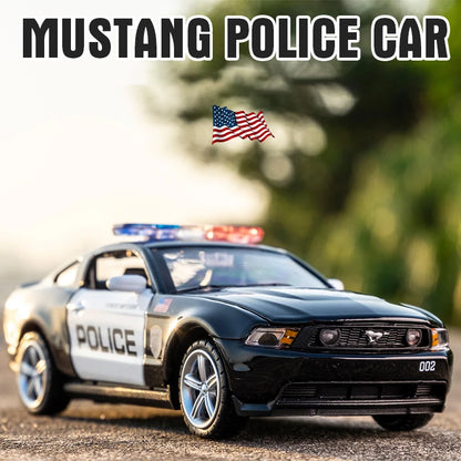 1:32 Car 2006 Ford Shelby Mustang GT350 Policecar Modle 911