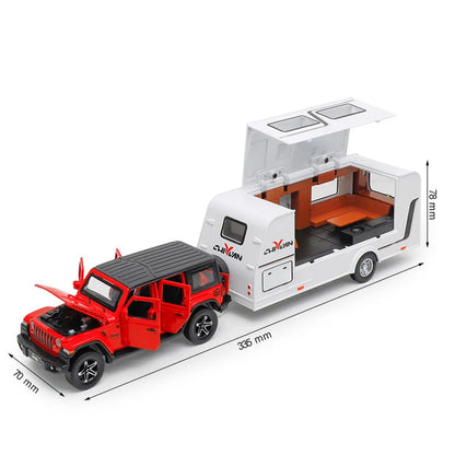 1:32 Benz G63 Cullinan  Wrangler Trailer