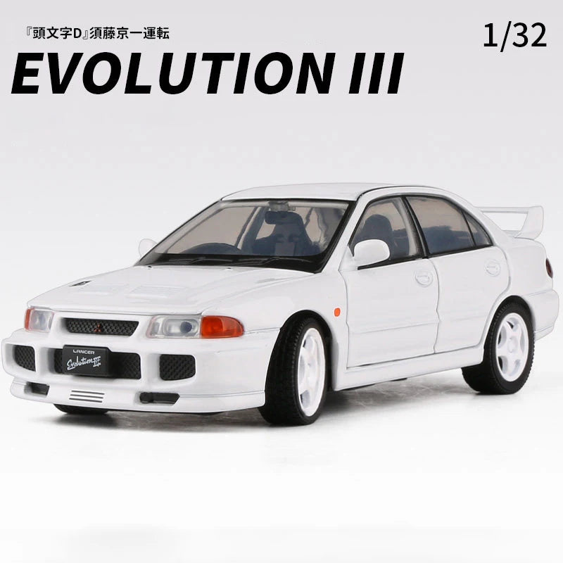 1:32 Initial D Mitsubishis Lancer Evolution EVO Diecasts & Vehicles