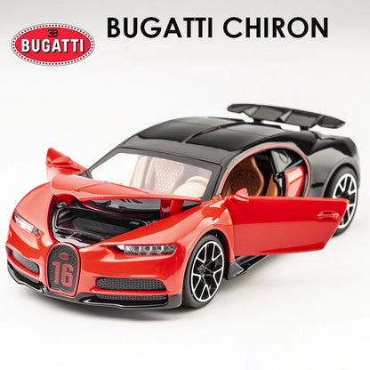 1:32 Bugatti Chiron Sports Car Metal Toy