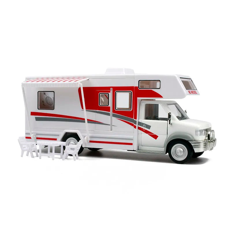 1:32 Luxury Motorhome Recreational Vehicle RV Trailer Caravan