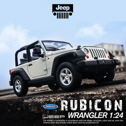 WELLY 1:24 Jeep Wrangler Rubicon 2007