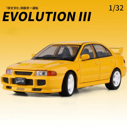 1:32 Initial D Mitsubishis Lancer Evolution EVO Diecasts & Vehicles