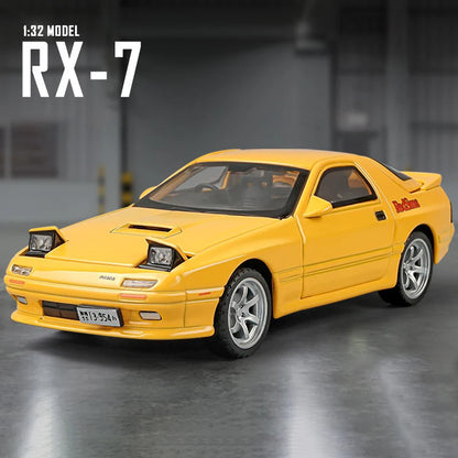 1:32 Mazda RX7 AE86 JDM Mazda MX5 Car Model