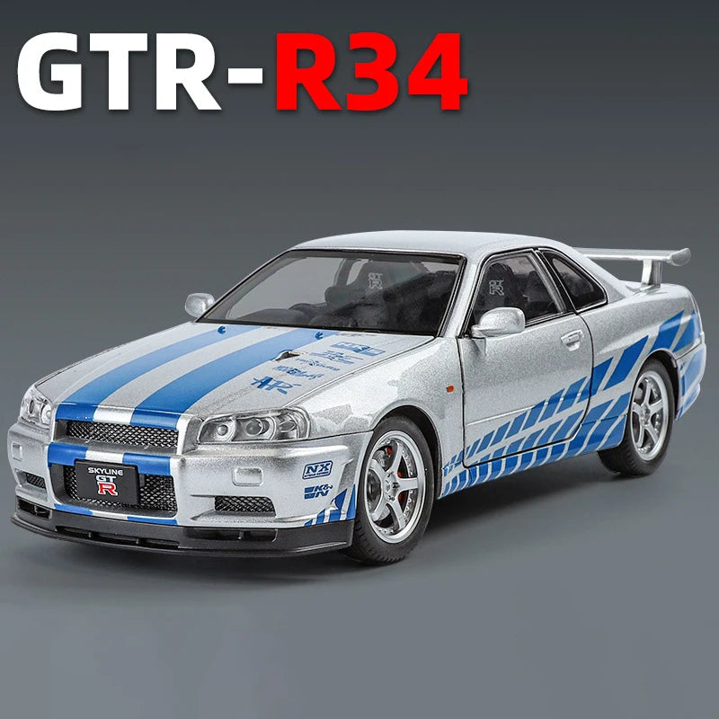 1:24 Nissan GTR R34 Skyline S15 Modified Vehicle