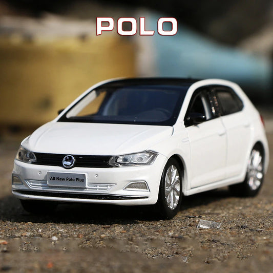 1:32 Polo  Die Cast Toy Car Model Sound and Light