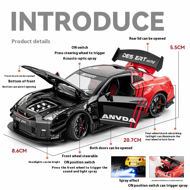 1:24 Nissan GTR R35 Spray Supercar