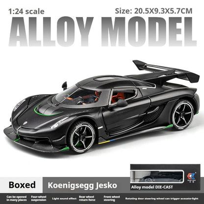 Koenigsegg 1:24 Car Model Simulation