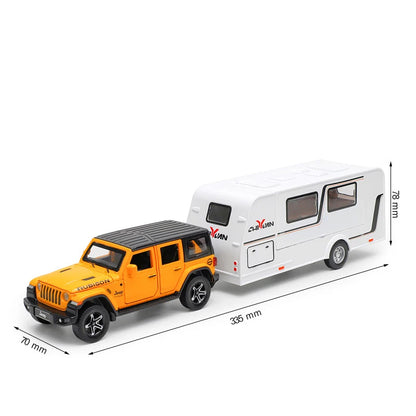 1:32 Benz G63 Cullinan  Wrangler Trailer