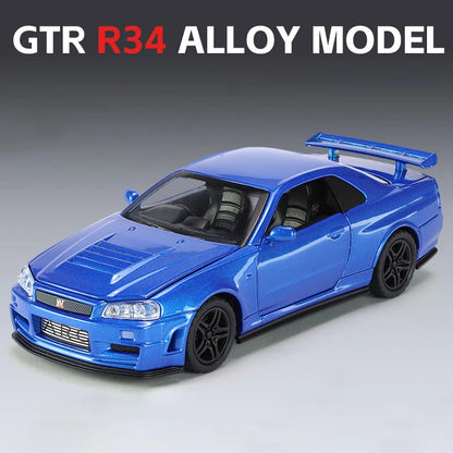 1:32 Nissan GTR R34 GT-R R35 Fast & Furious