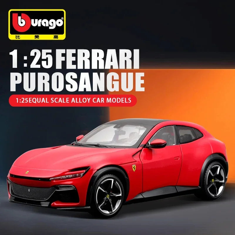 Bburago 1:25 24 Ferrari Purosangue Suv Car Model Static