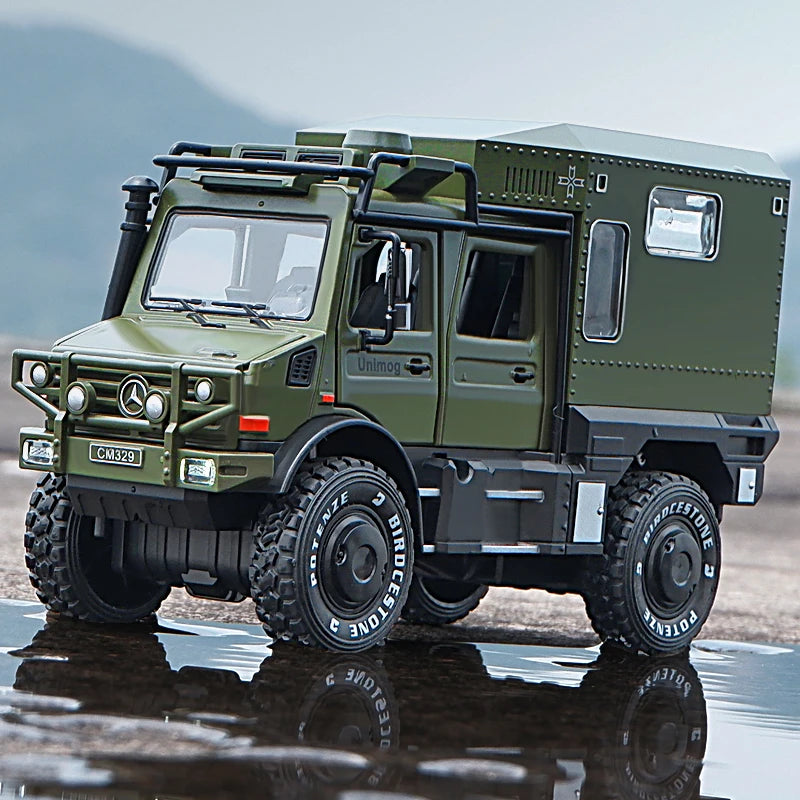 1:28 Unimog U5000 RV ORV Off-Road Vehicle Motorhom