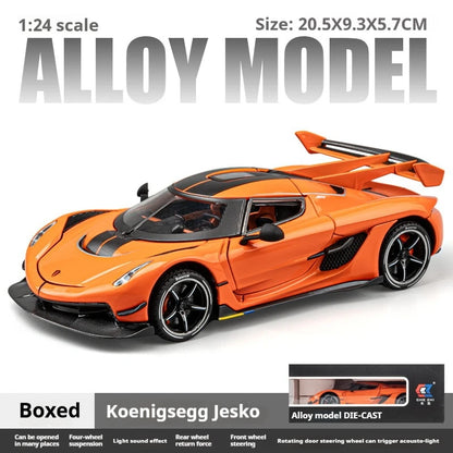 Koenigsegg 1:24 Car Model Simulation