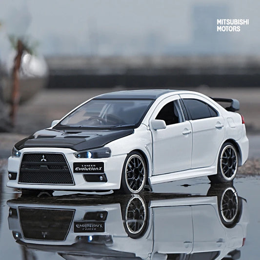 1:32 Mitsubishis JDM Lancer Evo X Open Door With Sound and Light