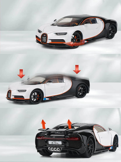 JKM 1:32 Bugatti Chiron Supercar Diecasts