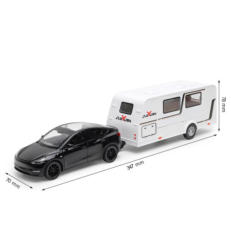 1:32 Cyber toy truck Model Y Trailer Car