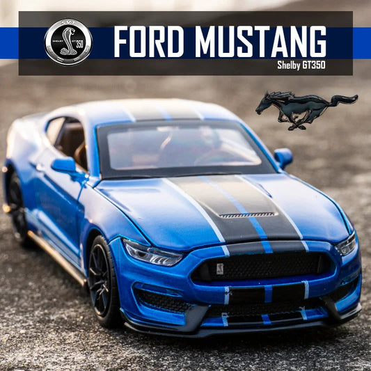 1:32 High Simulation Supercar Ford Mustang Shelby GT350 Car Model