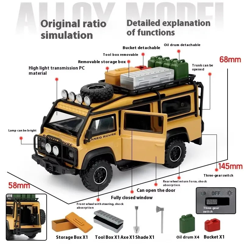 1:32 Land Rover Defender Off Road VAN