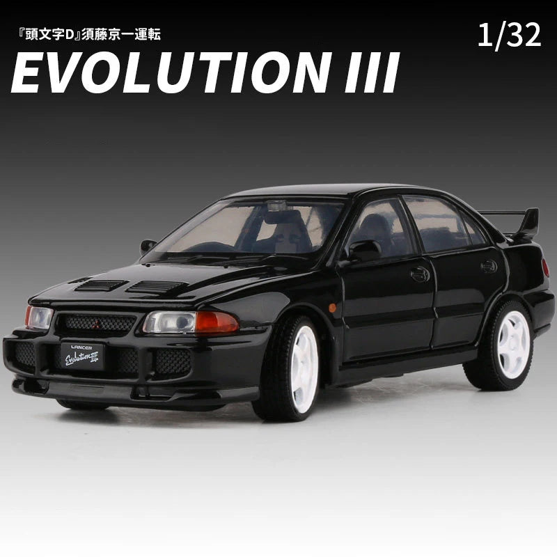 1:32 Initial D Mitsubishis Lancer Evolution EVO Diecasts & Vehicles