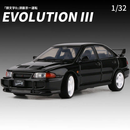 1:32 Initial D Mitsubishis Lancer Evolution EVO Diecasts & Vehicles