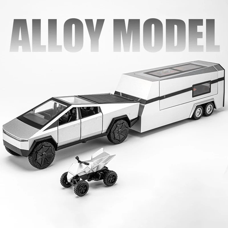 1:32 Cyber toy truck Model Y Trailer Car